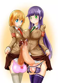 [Zakkin Kougyou (Zakkin)] Akogare no Senpai to... ~Futanari Hen~ [Chinese] [新桥月白日语社] [Digital]