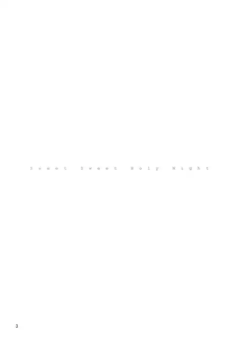 Sweet Sweet Holy Night