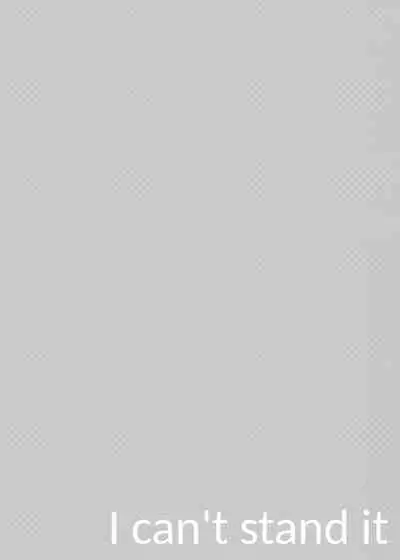 Gaman Dekinai | I can't stand it