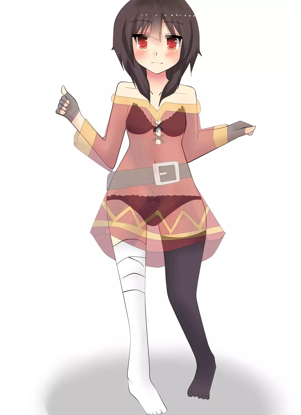 Megumin Ugoira Illust Tsumeawase