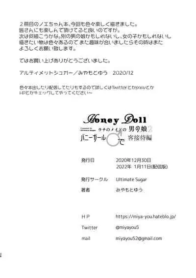 Honey Doll ウチのメイドの男の娘 2 ~バニーガール♂で客接待編~