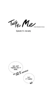 [Silverstar] Talk To Me Ch.1-29 (English) (Ongoing)