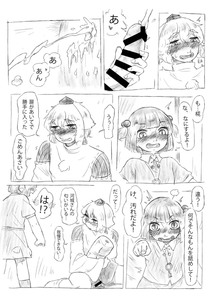 Kawashiro san's secret bathroom