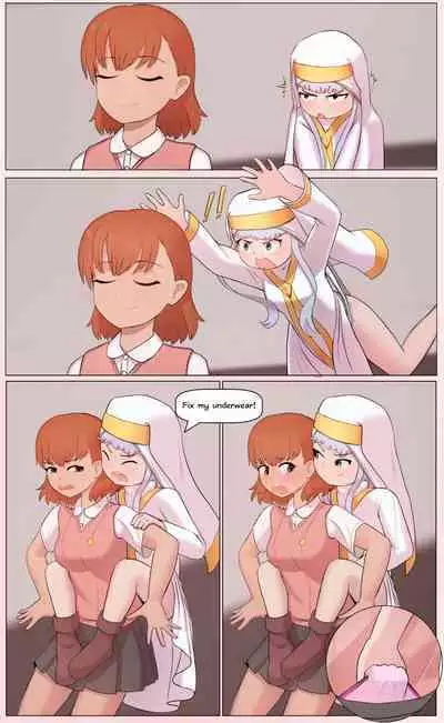 Misaka vs Index(Toaru Majutsu no Index)