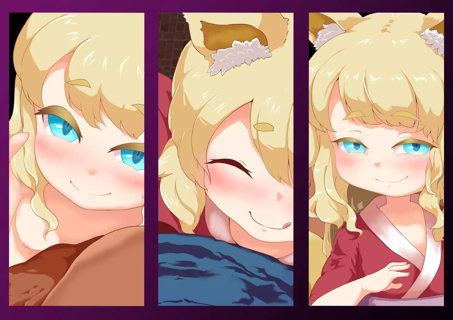 Noja Loli Kitsune Musume no Yawaraka Otete de Shiboraretai!