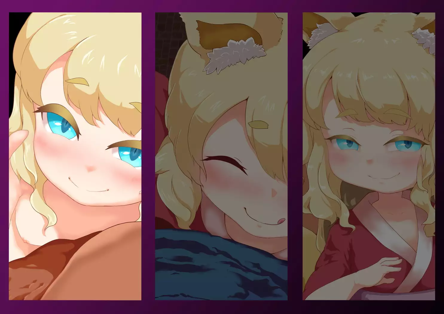 Noja Loli Kitsune Musume no Yawaraka Otete de Shiboraretai!