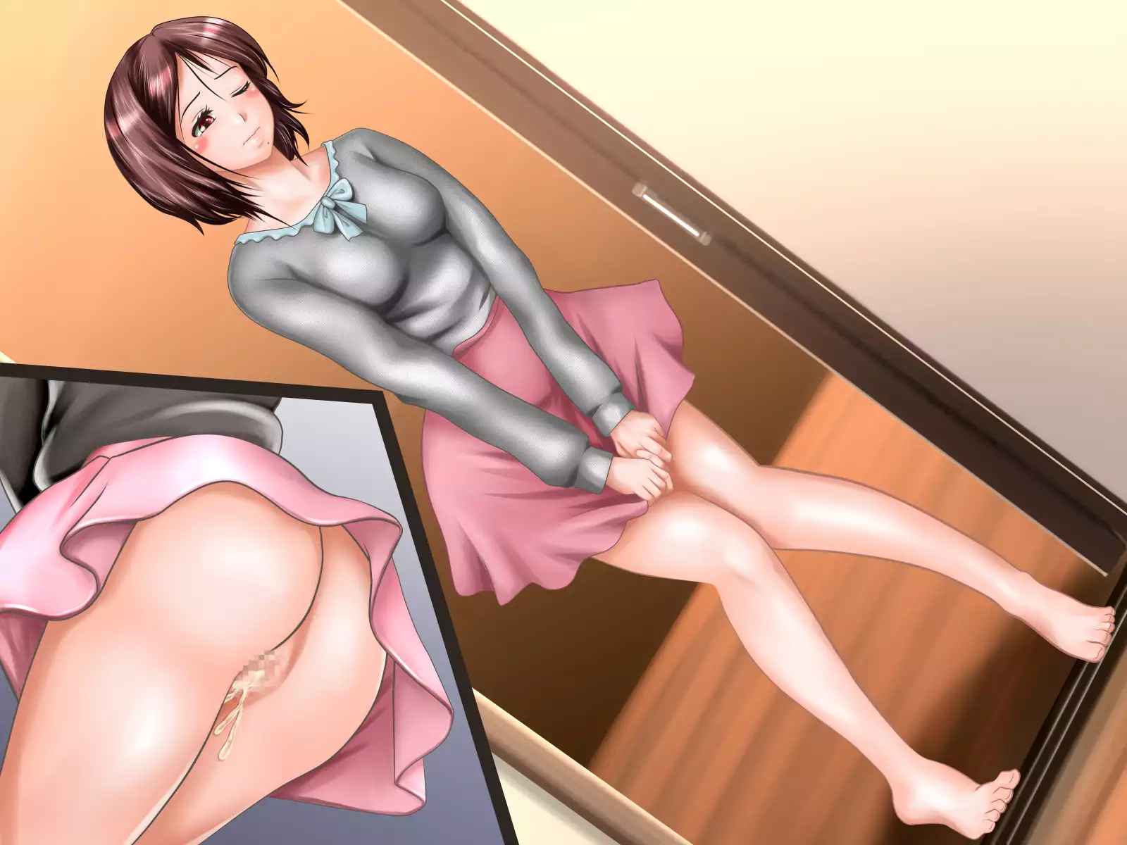 Netorare Kanojo Miyu -Kanojo e no Saigishin o Tomerarenai Ore-