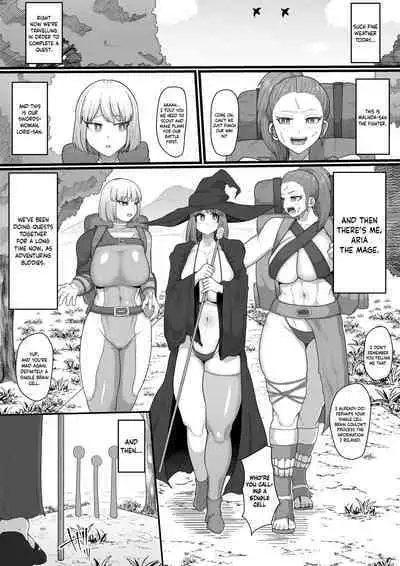 Onna Boukensha x Futanari, Nani mo Okoranai Hazu ga Naku...