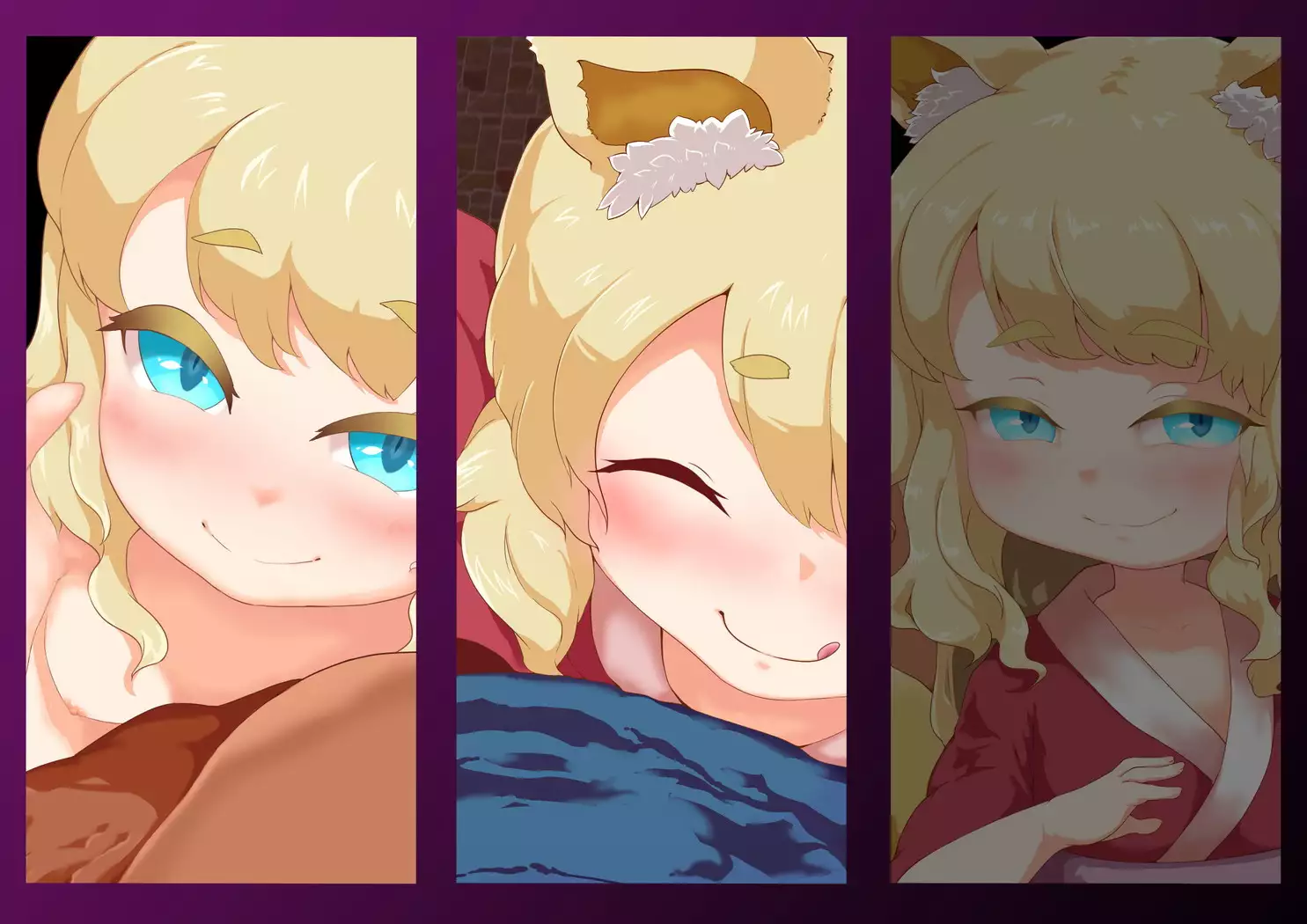 Noja Loli Kitsune Musume no Yawaraka Otete de Shiboraretai!