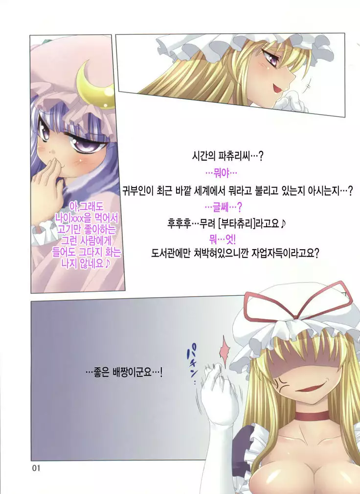 ButaChouli Janee! Buta x Patchouli da!