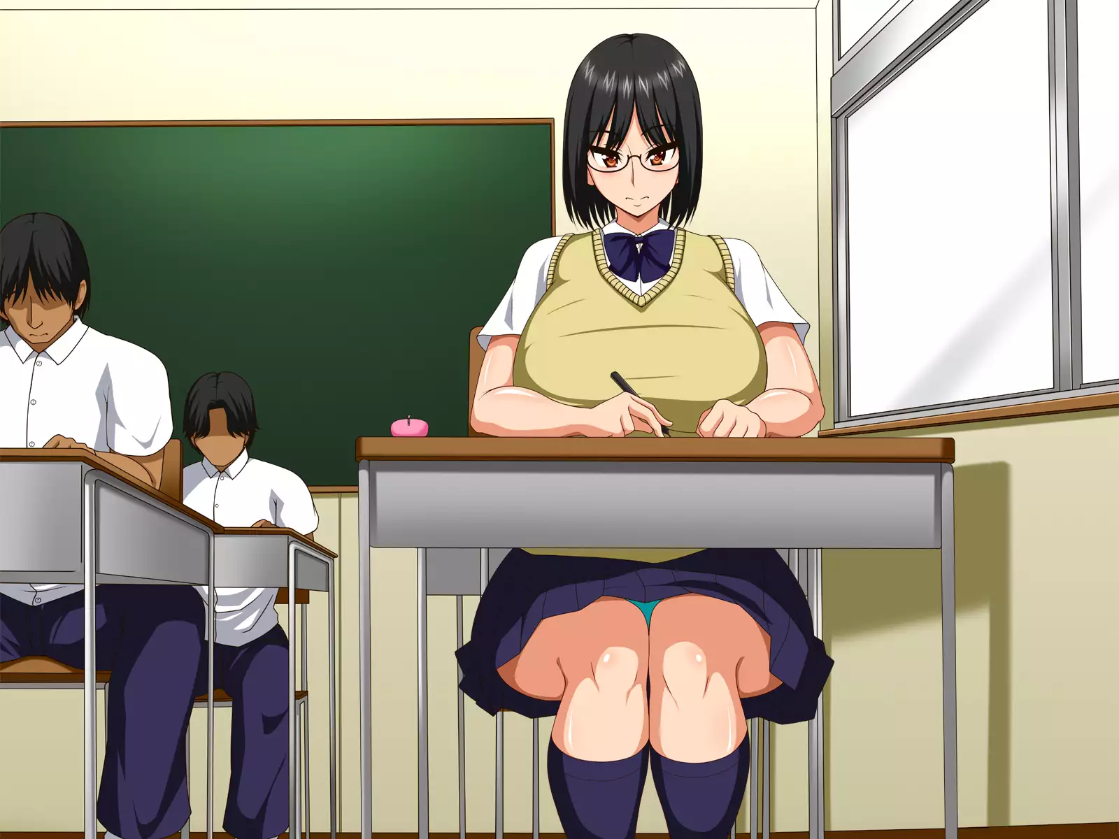 Chikan de Otoshita Kanojo to Dosukebe Deito Majime + Chikan = Megane Musume Bitch