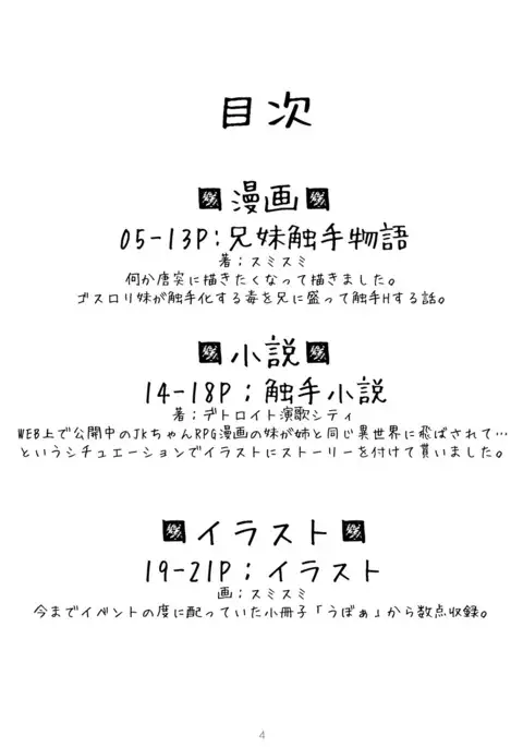 Tentacle Delusion Note Vol.3