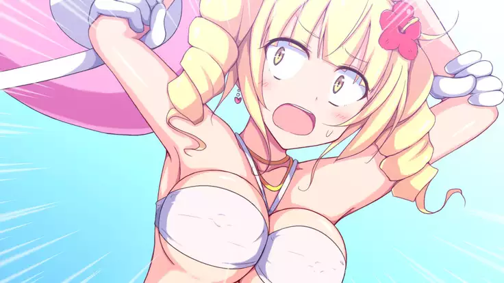 Kusuguri Robokan Beach Hen with Shokushu Kaibutsu