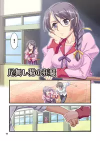 [Joukitei (Urase Shioji)] O-nashi Neko no Kyousou (Bakemonogatari) [English] {CGrascal} [Digital]