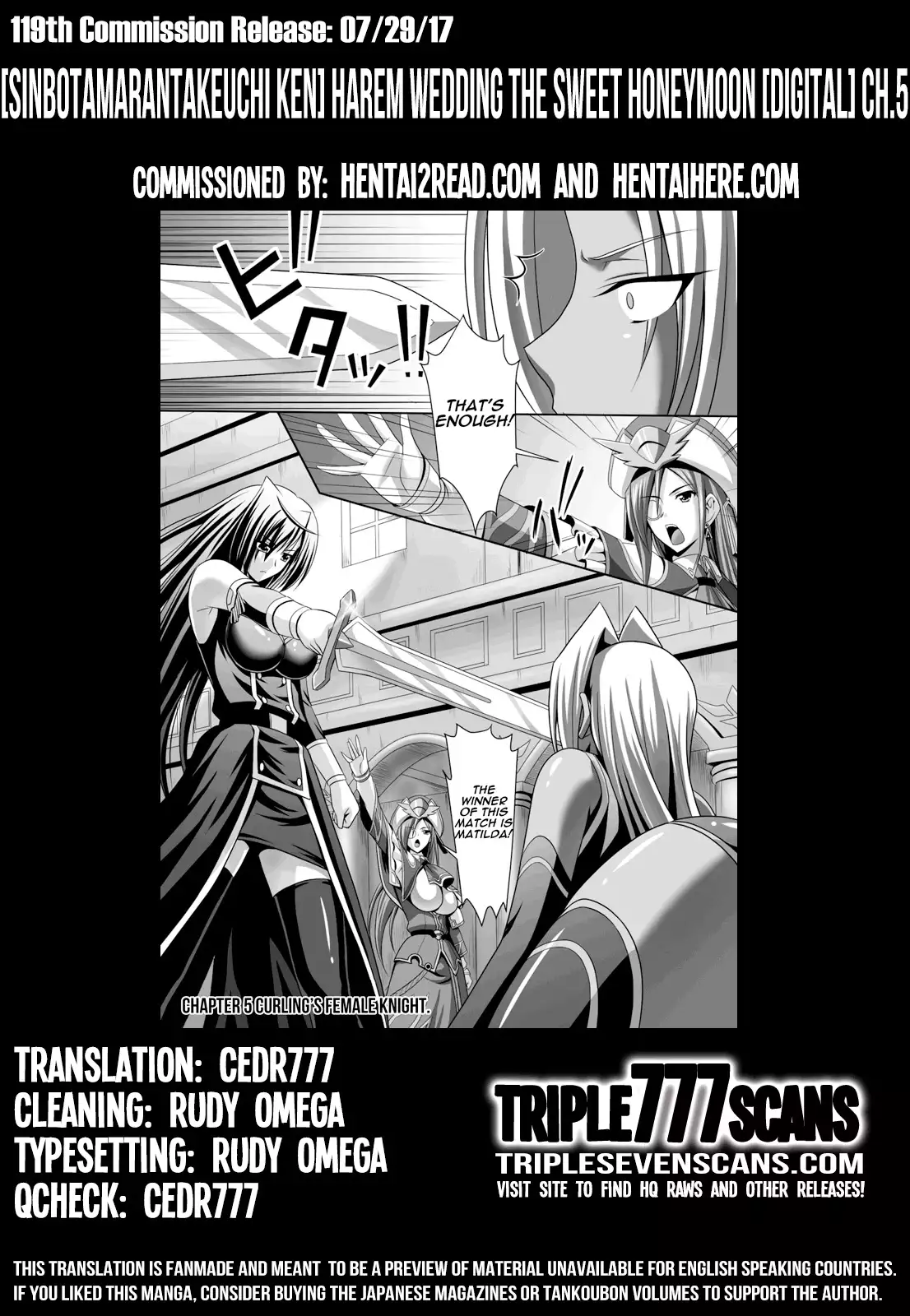 Harem Wedding The Sweet Honeymoon Ch. 1-6