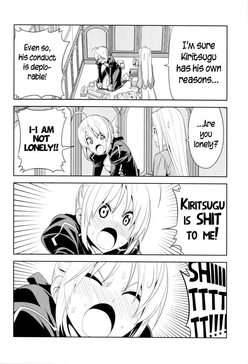 A Very Pitiful Zero Saber Grows Timid