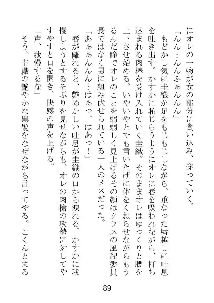 Netorareta Kanojo -Fuuki Iinchou Mikura Kaori-