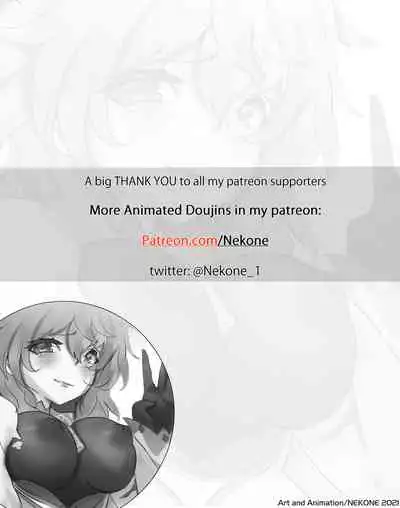 [Nekone] Ganyu is a slut (Genshin Impact) (Animated) [English]