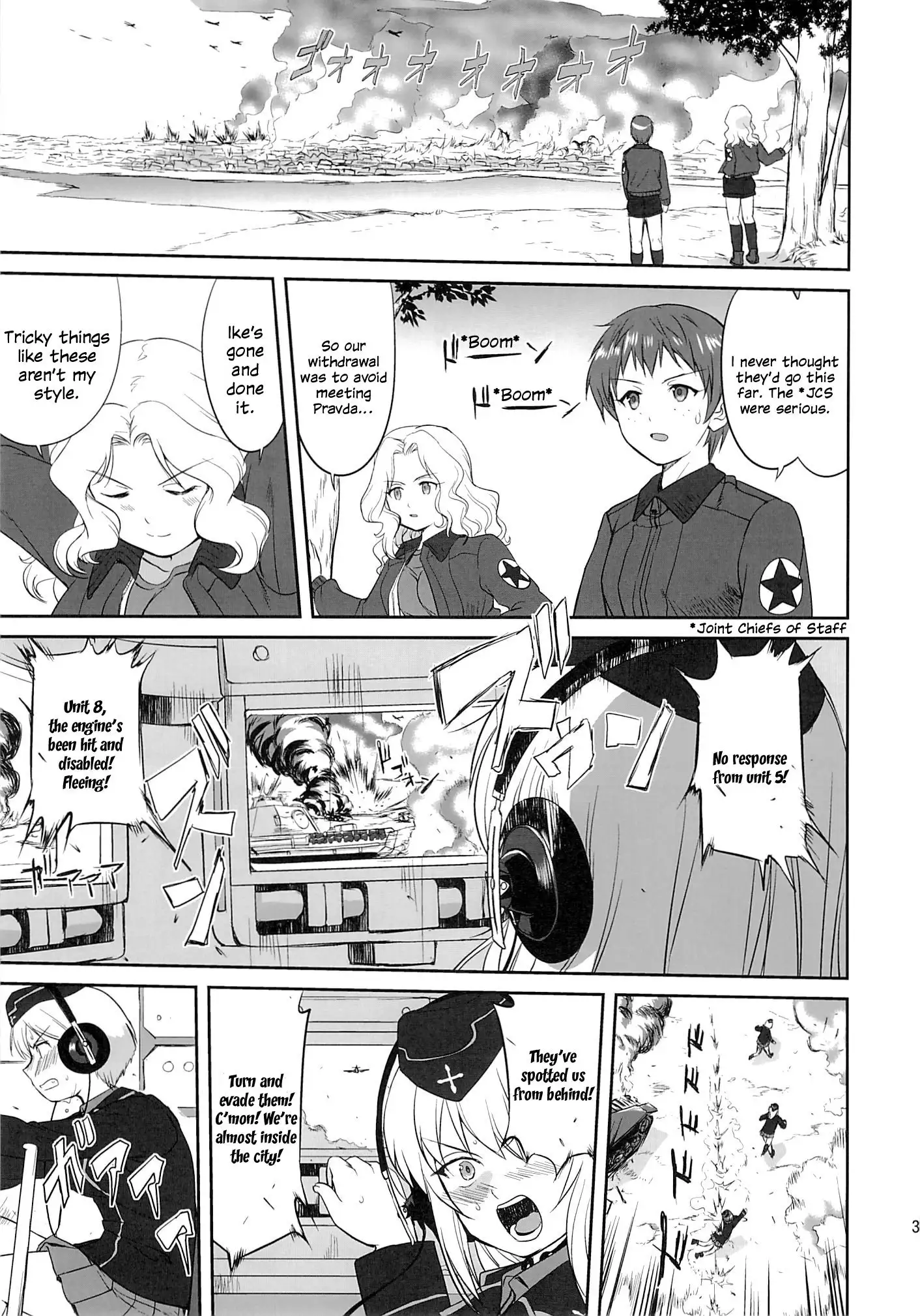 Yukiyukite Senshadou Kuromorimine no Tatakai