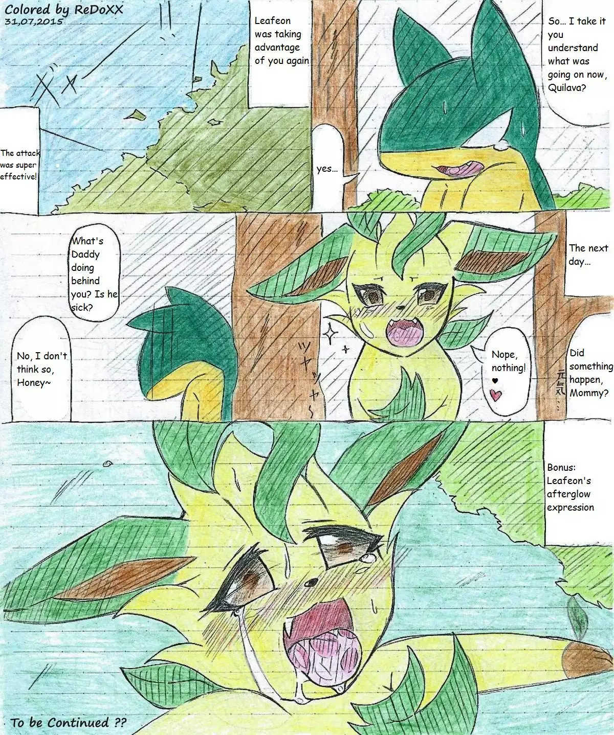 Leafeon X Quilava