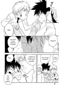 [SUMMER CHILD (Gin Kemeko)] Magic Mirror Kiss (Digimon Adventure) [English] [lelenaa]