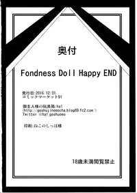 (C91) [Goshujinsama no Omochabako (hal)] Fondness Doll Happy END