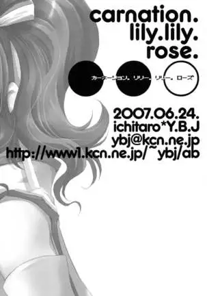 Carnation, Lily, Lily, Rose