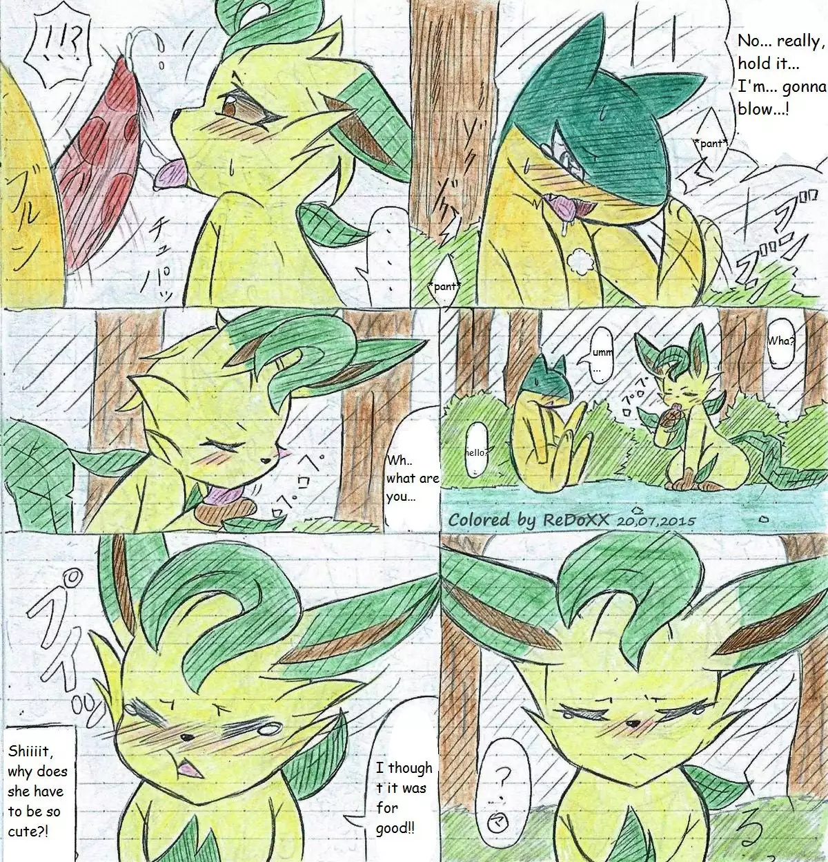 Leafeon X Quilava