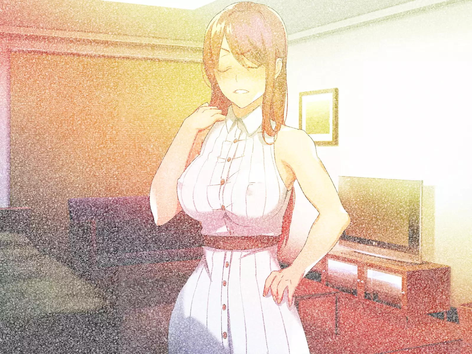 Futanari ni Saserareta Kyonyuu de Eroi Ane no Kunou