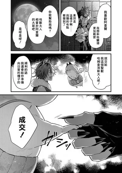 Kemonohito onisan tadaima hatsujochu!? | 兽人小哥正在发情中!? Ch. 1-4