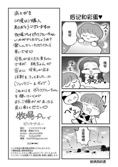 [Teriyaki Sasami Donburi (Teriyaki Sasami)] Bokujou Play Pink Blue[Chinese] [我不看本子个人汉化]