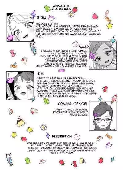 [ASK, (Serakichi.)] Do-M Kyoushi to Oni Loli ~ Natsuyasumi Hen | Masochist Teacher And Demon Lolis ~ Summer Vacations [English]