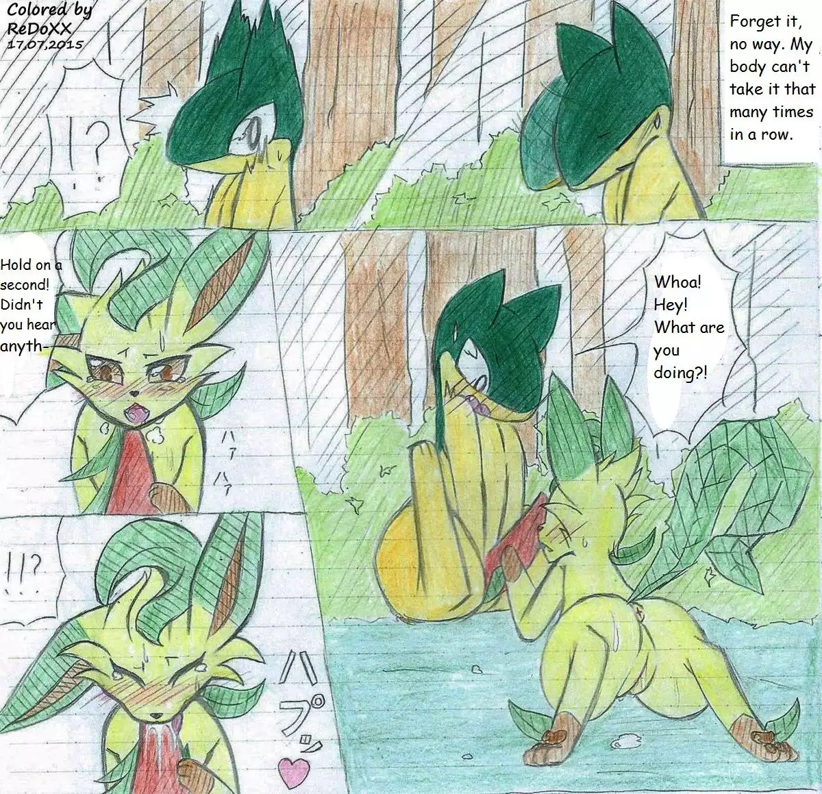 Leafeon X Quilava