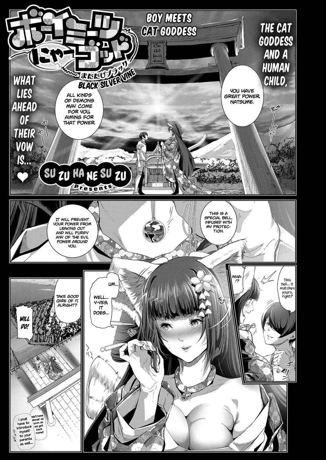 Boy Meets Nyaa God | Boy Meets Cat Goddess Ch. 1-3