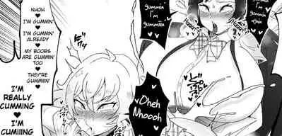 Bakunyuu Shemale Gal JK to Kyokon Futanari Kurokami JK