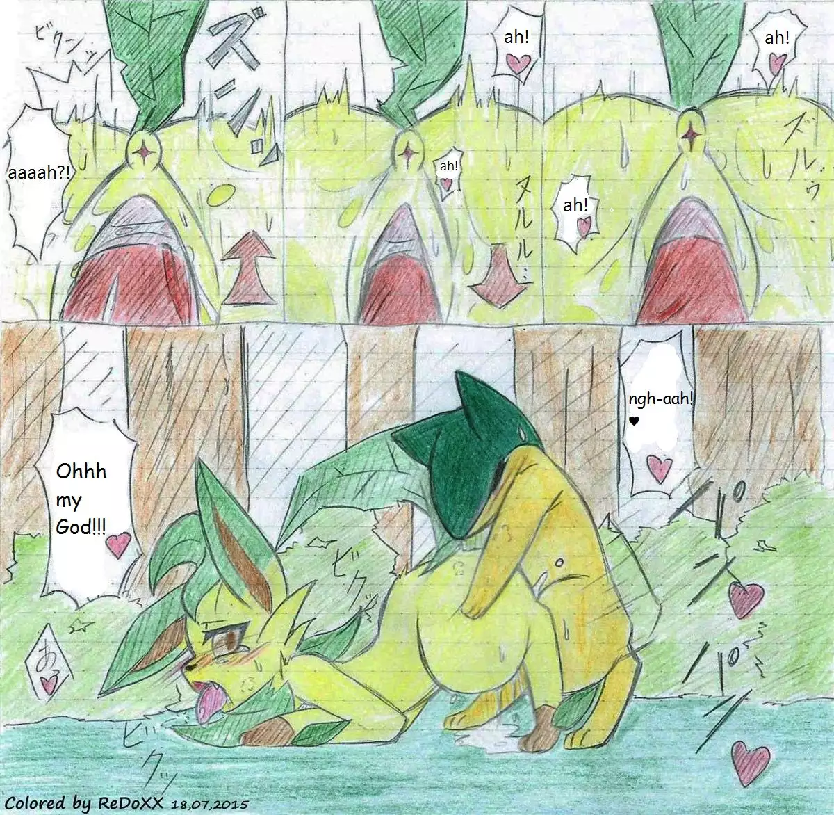Leafeon X Quilava