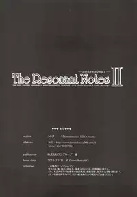 (C93) [tomatohouse-905's room (Urabi)] The Resonant Notes 2 -Kyoumei Sekai no Senritsu Fuchou II- (THE IDOLM@STER CINDERELLA GIRLS)