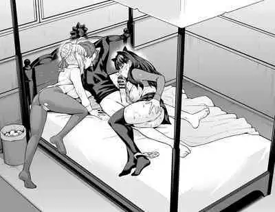 Saber & Rin, Shinji to Uwaki Sex Suru