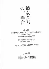 (C87) [Mataro (Mataro)] Kanojo-tachi no, Baai (Love Live!)