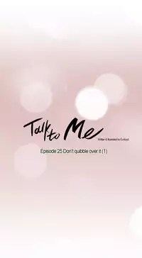 [Silverstar] Talk To Me Ch.1-29 (English) (Ongoing)