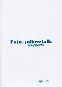 [ZINZIN (Hagure Metal)] Fate/pillowtalk (Fate/stay night)