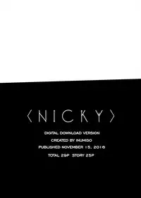[Inumiso] NICKY [English] {Zandy no Fansub} [Decensored]