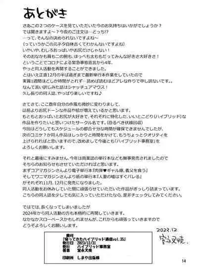 [Hybrid Jimushitsu (Muronaga Chaashuu)] Hybrid Tsuushin Vol. 35 [Digital]