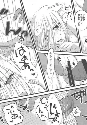 Ao zukin-san to shiro okami-san