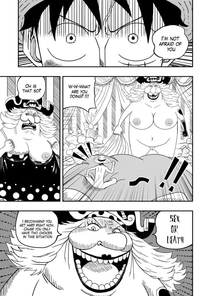 Charlotte Flampe x Luffy