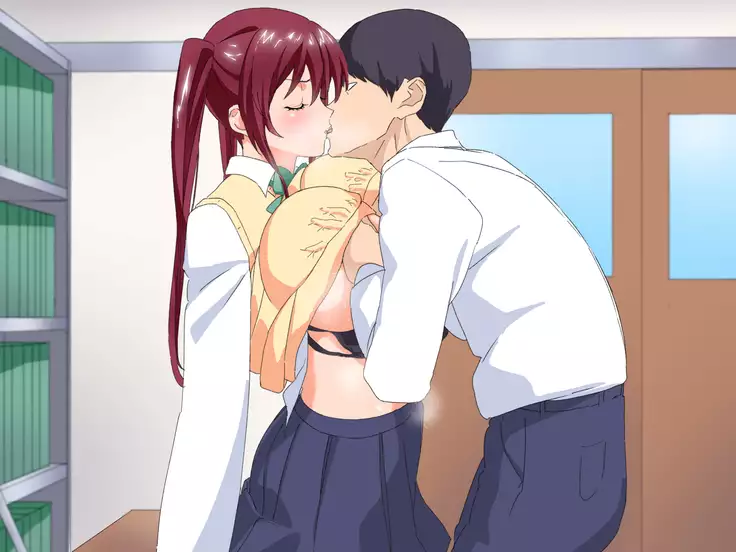 Kouhai no Bakunyuuko o Muriyari