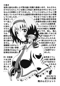 (SC2015 Summer) [Itsuwari no Shirohata (Tobunda Jet, Fukashiba)] Fullswing Chop (Touhou Project)