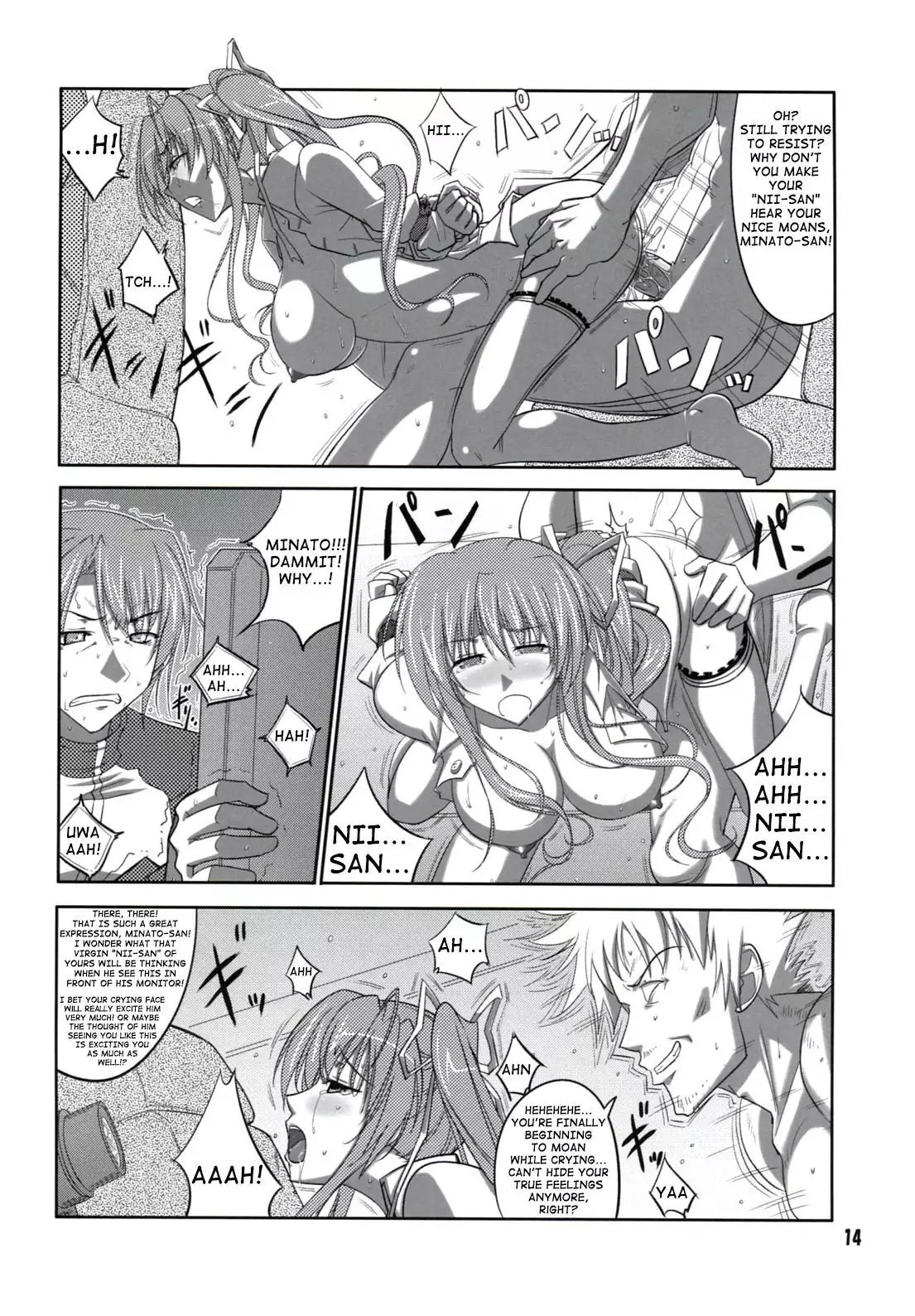 she turned blue, and...