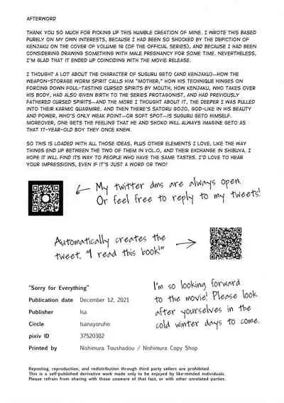 Sorry for Everything