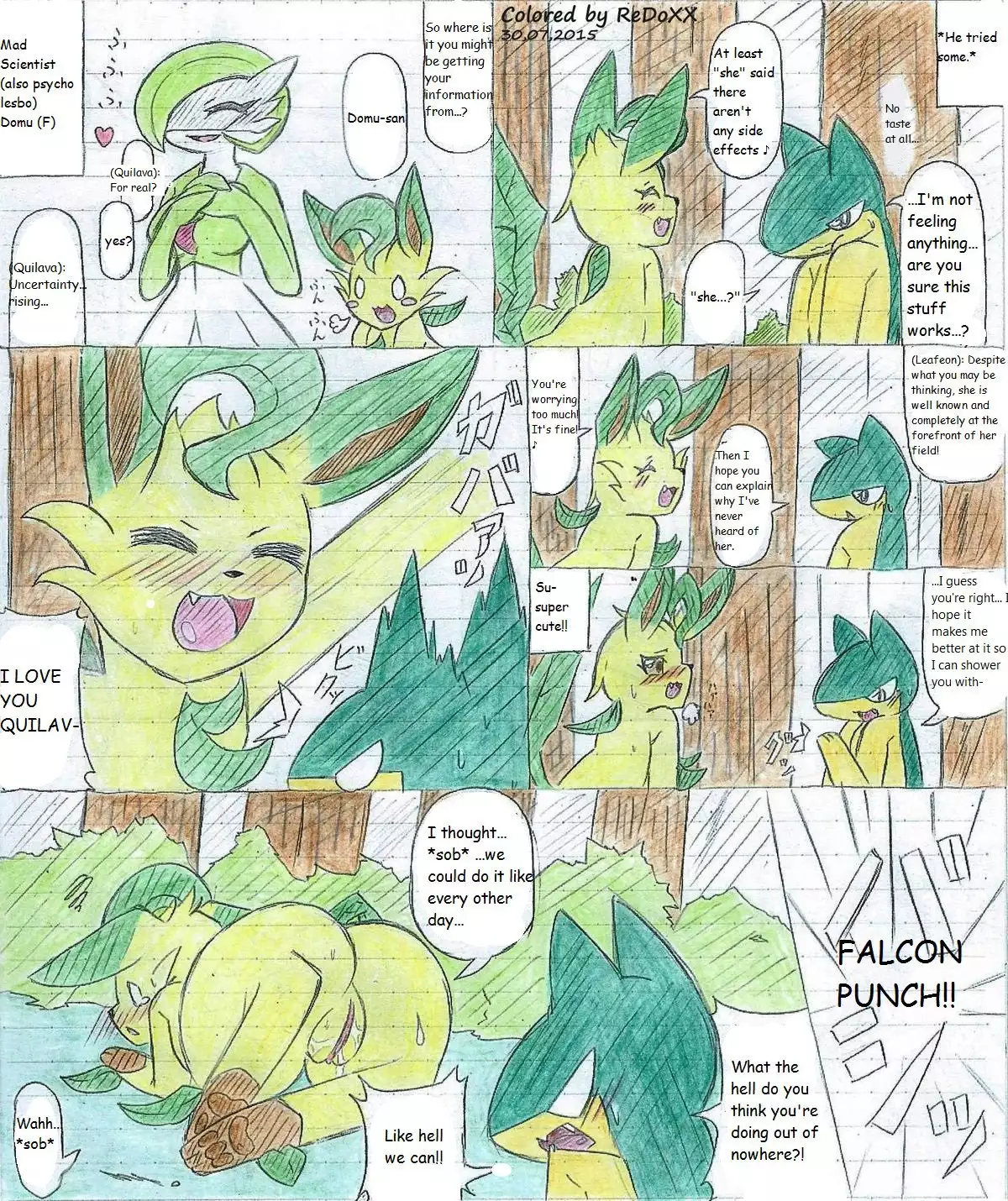 Leafeon X Quilava